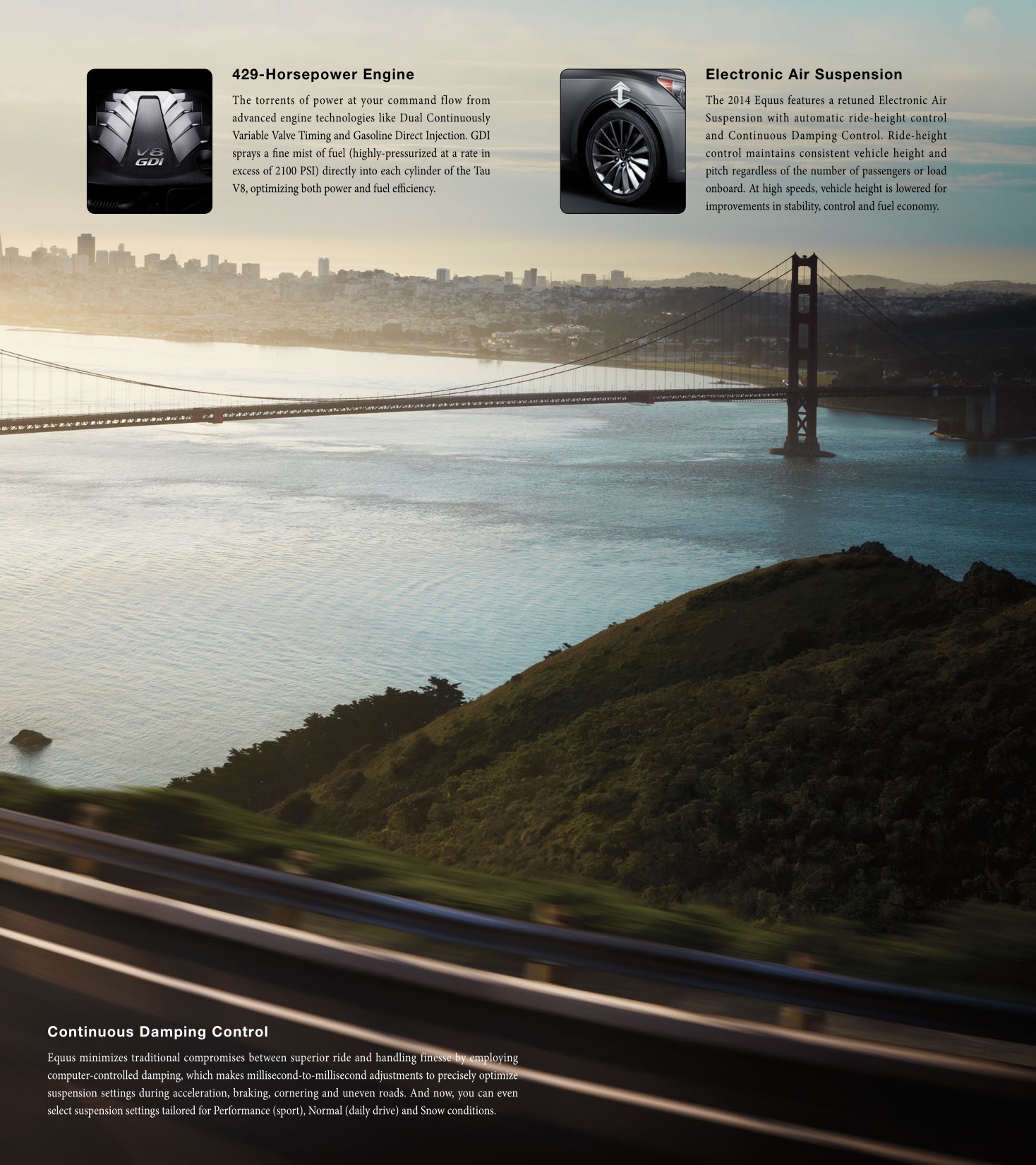 2014 Hyundai Equus Brochure Page 2